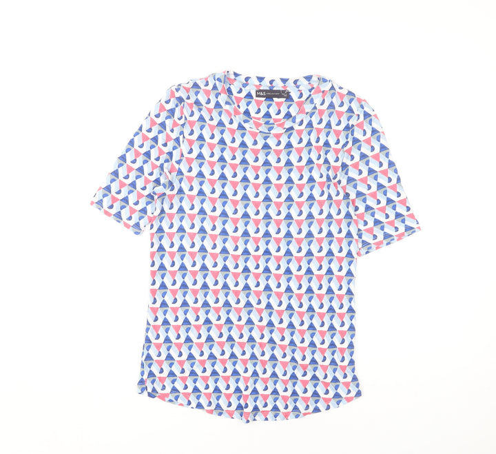 Marks and Spencer Women's Geometric T-Shirt Size 10
