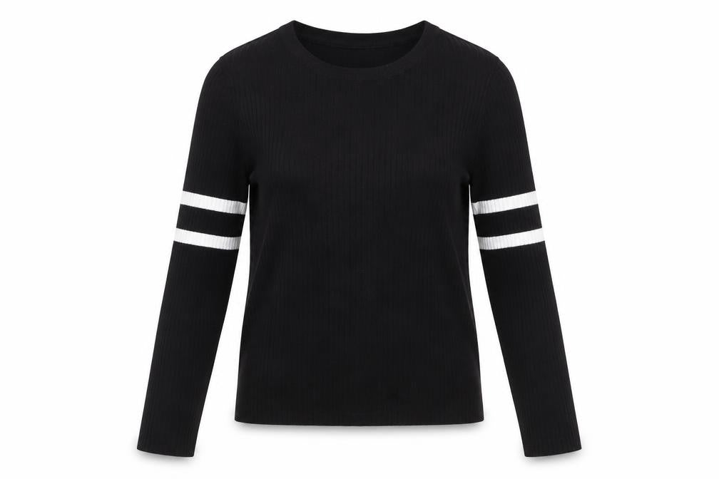 H&M Women’s Black Long Sleeve Knit T-Shirt M