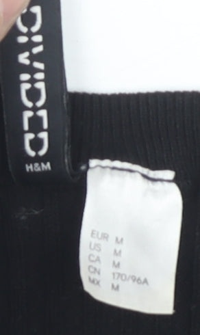 H&M Women’s Black Long Sleeve Knit T-Shirt M