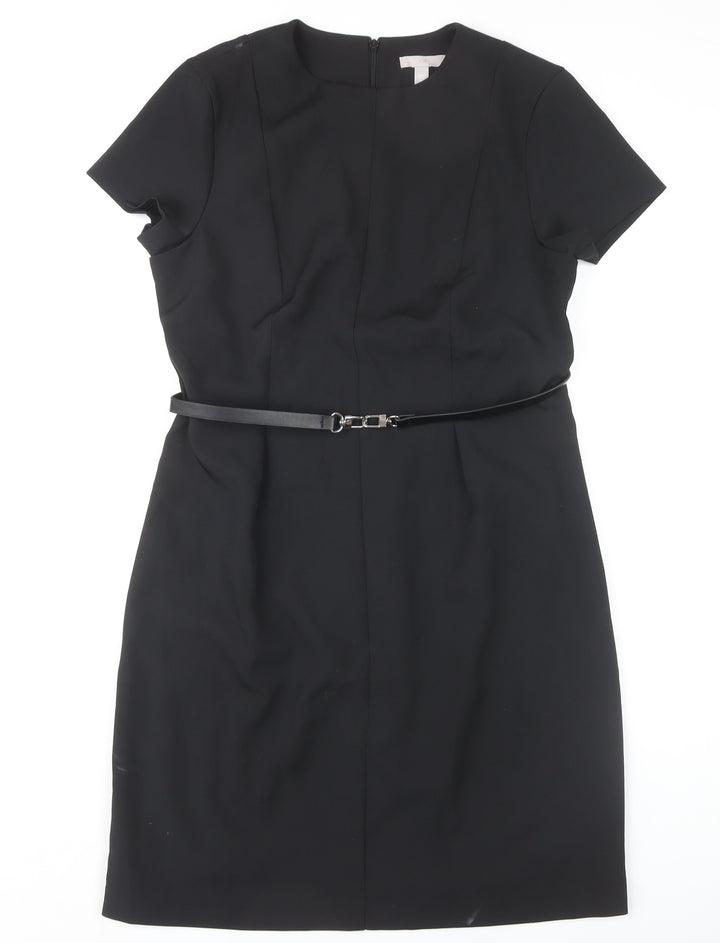 Marks and Spencer Black Pencil Dress Size 12 for Women