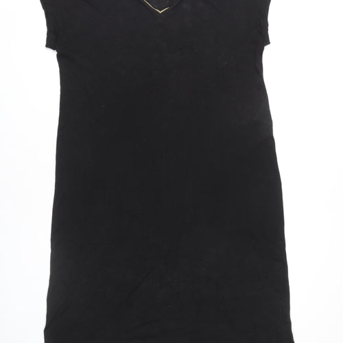 Vila Women's Black V-Neck Dress L