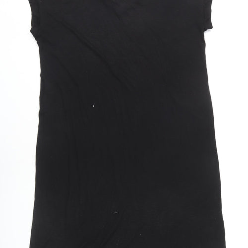 Vila Women's Black V-Neck Dress L