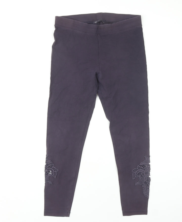 Marks and Spencer Women's Blue Leggings Size 12
