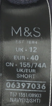 Marks and Spencer Women's Blue Leggings Size 12