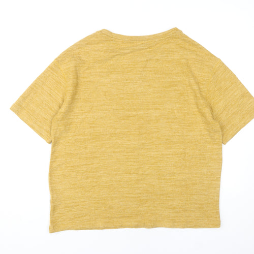 Marks and Spencer Women's Yellow T-Shirt Size 12