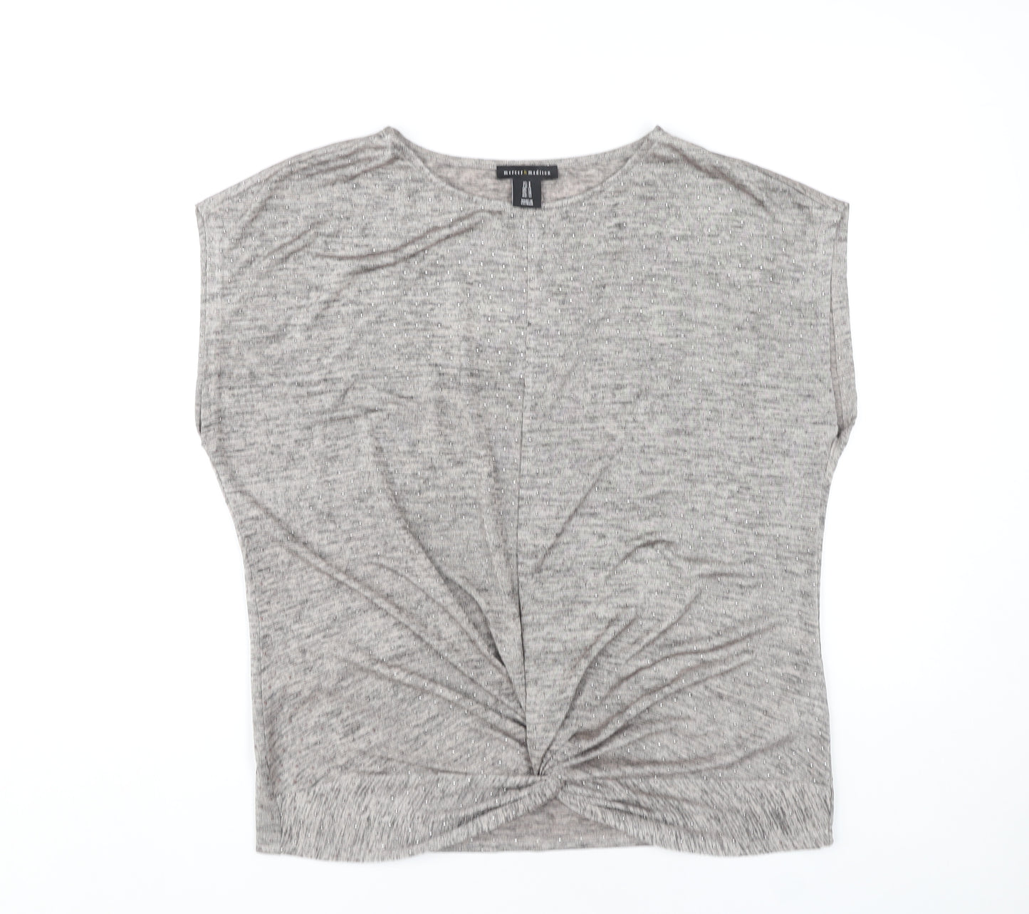 Mercer & Madison Women's Grey Sleeveless Top UK 12