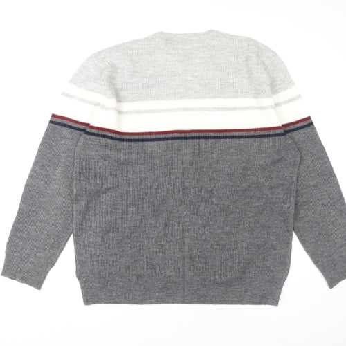 Marks and Spencer Men's Grey 2XL Pullover Jumper