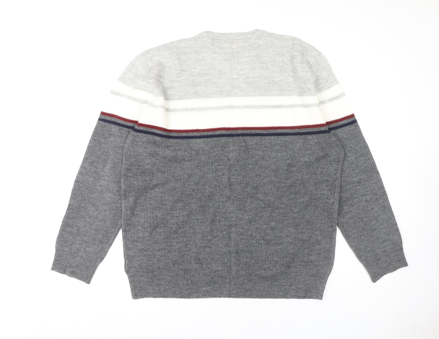 Marks and Spencer Men's Grey 2XL Pullover Jumper