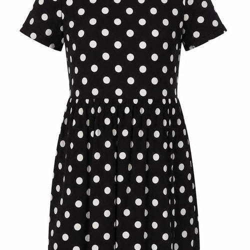 Topshop Women's Black Polka Dot Dress, Size 12, New