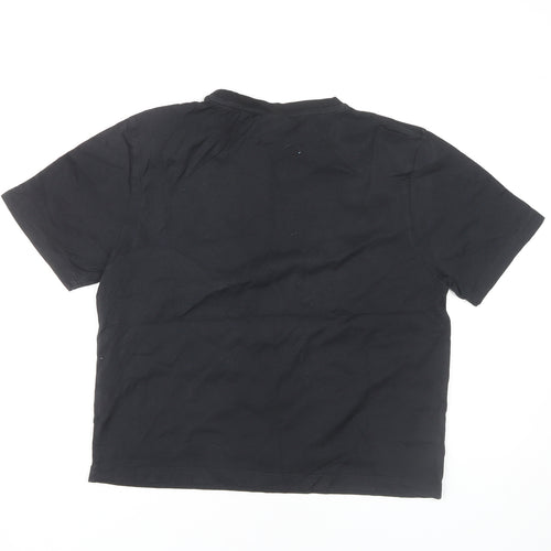 Hype Black Girls Logo T-Shirt 16 Years Basic Trendy Style