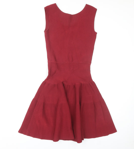 Issa London Women's Red Sleeveless Dress, Size S