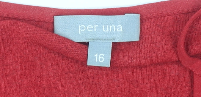 Per Una Women's Red Lace Tank Top Size 16 Camisole