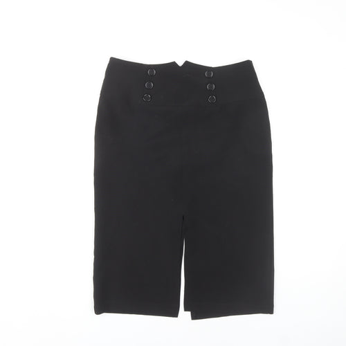 West One Women's Black Pencil Skirt Size 10 Zip Closure