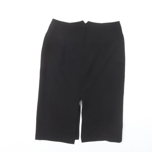 West One Women's Black Pencil Skirt Size 10 Zip Closure