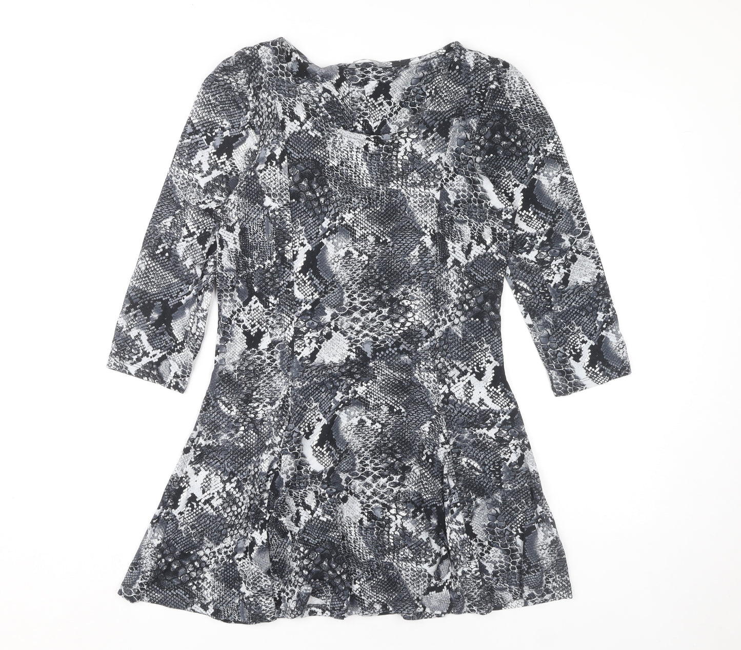 Marks and Spencer Women's Black Animal Print Dress