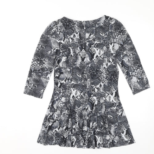 Marks and Spencer Women's Black Animal Print Dress
