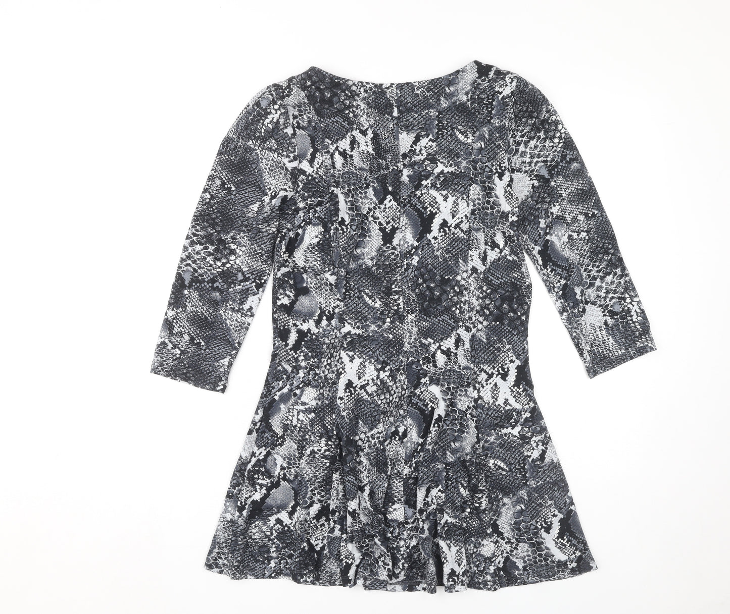 Marks and Spencer Women's Black Animal Print Dress