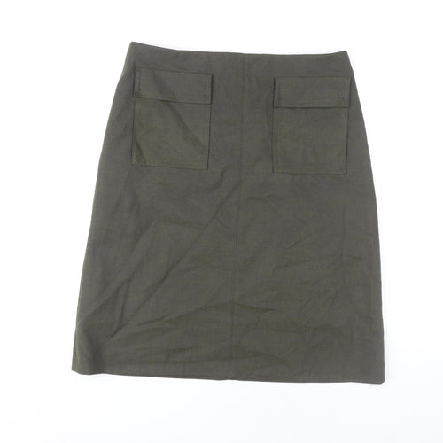 Next Women's Green Straight & Pencil Skirt Size 12