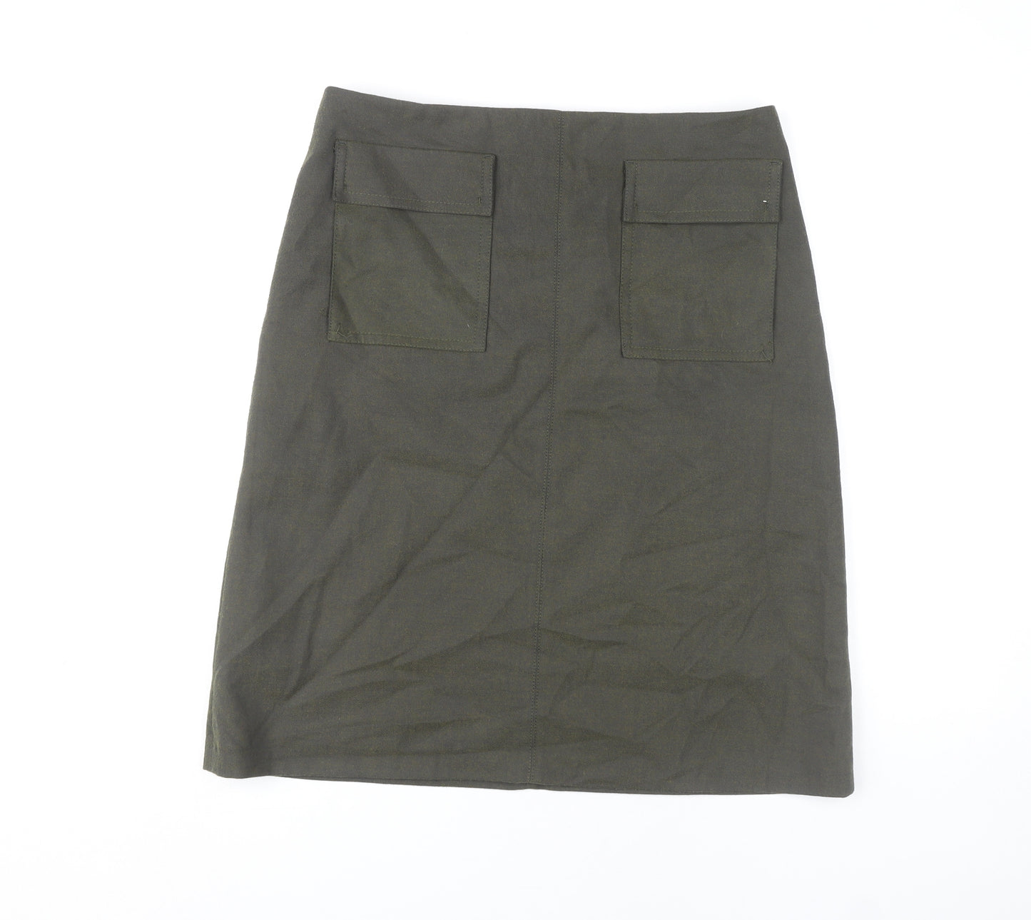 Next Women's Green Straight & Pencil Skirt Size 12