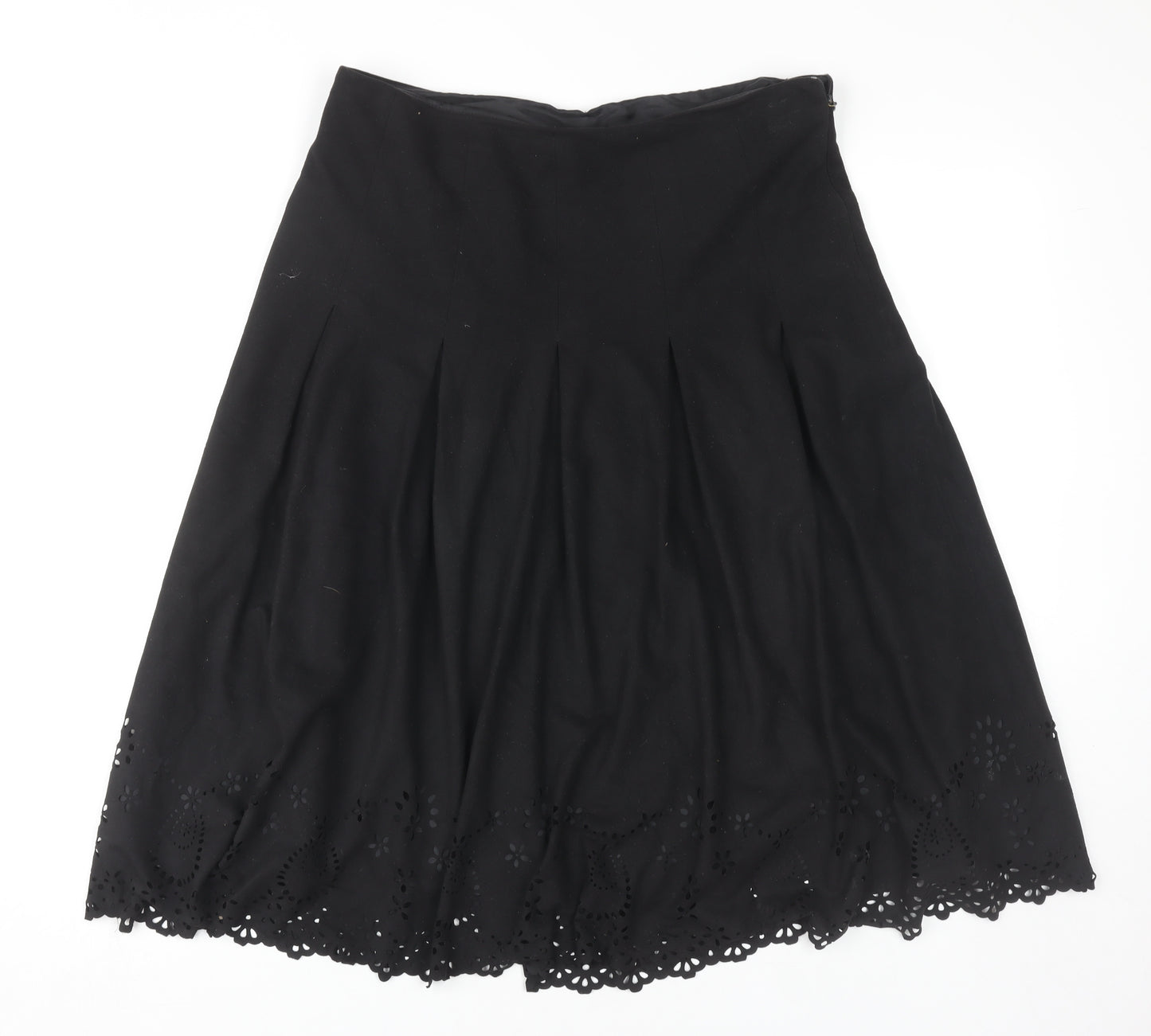 Marks and Spencer Women's Black A-Line Skirt Size 10