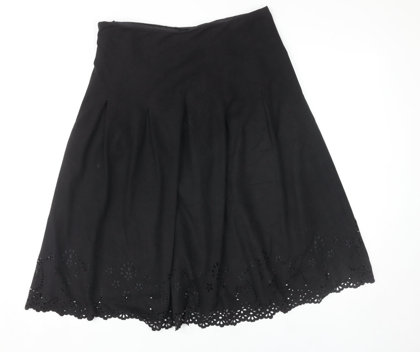 Marks and Spencer Women's Black A-Line Skirt Size 10