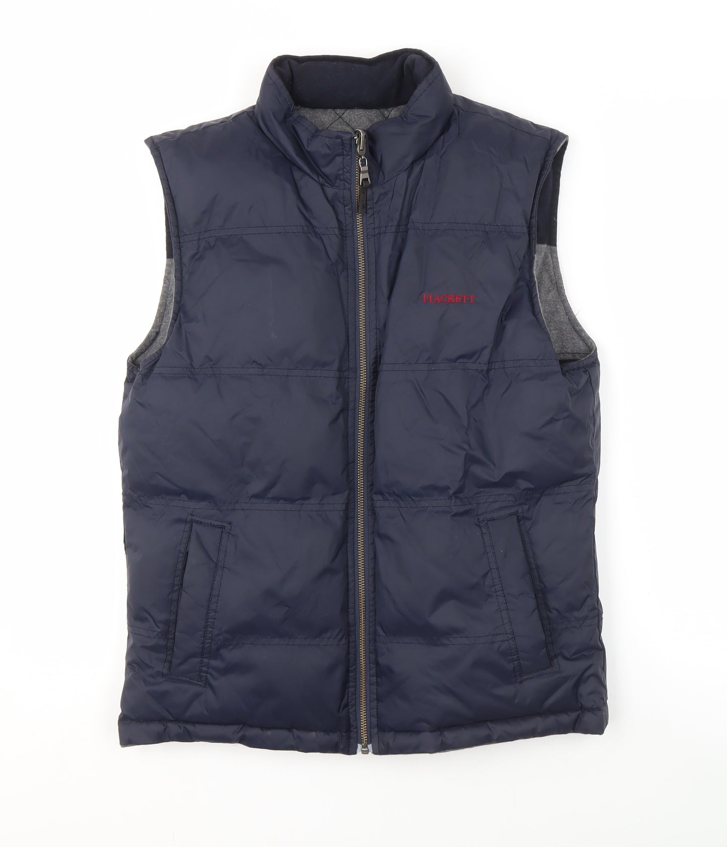 Hackett London Unisex Blue Waistcoat Size S - Full Zip