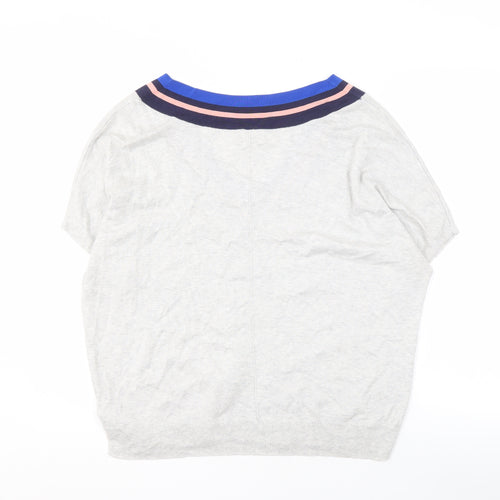 Hush Women's Multicoloured V-Neck Pullover XL Jumper
