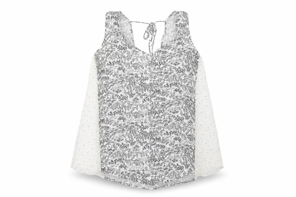 Front view of FatFace Women's Multicoloured Floral Tank Top, size 10