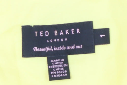 Ted Baker Women Yellow Dress Size L