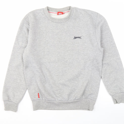 Slazenger Men's Grey Crew Neck Small Sweatshirt