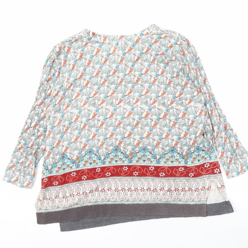 White Stuff Women's Multicoloured Long Sleeve Jumper Size 14