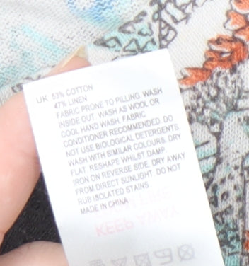 White Stuff Women's Multicoloured Long Sleeve Jumper Size 14