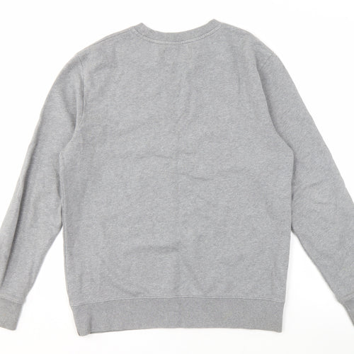 Calvin Klein Men's Grey Sweatshirt M Pullover Logo