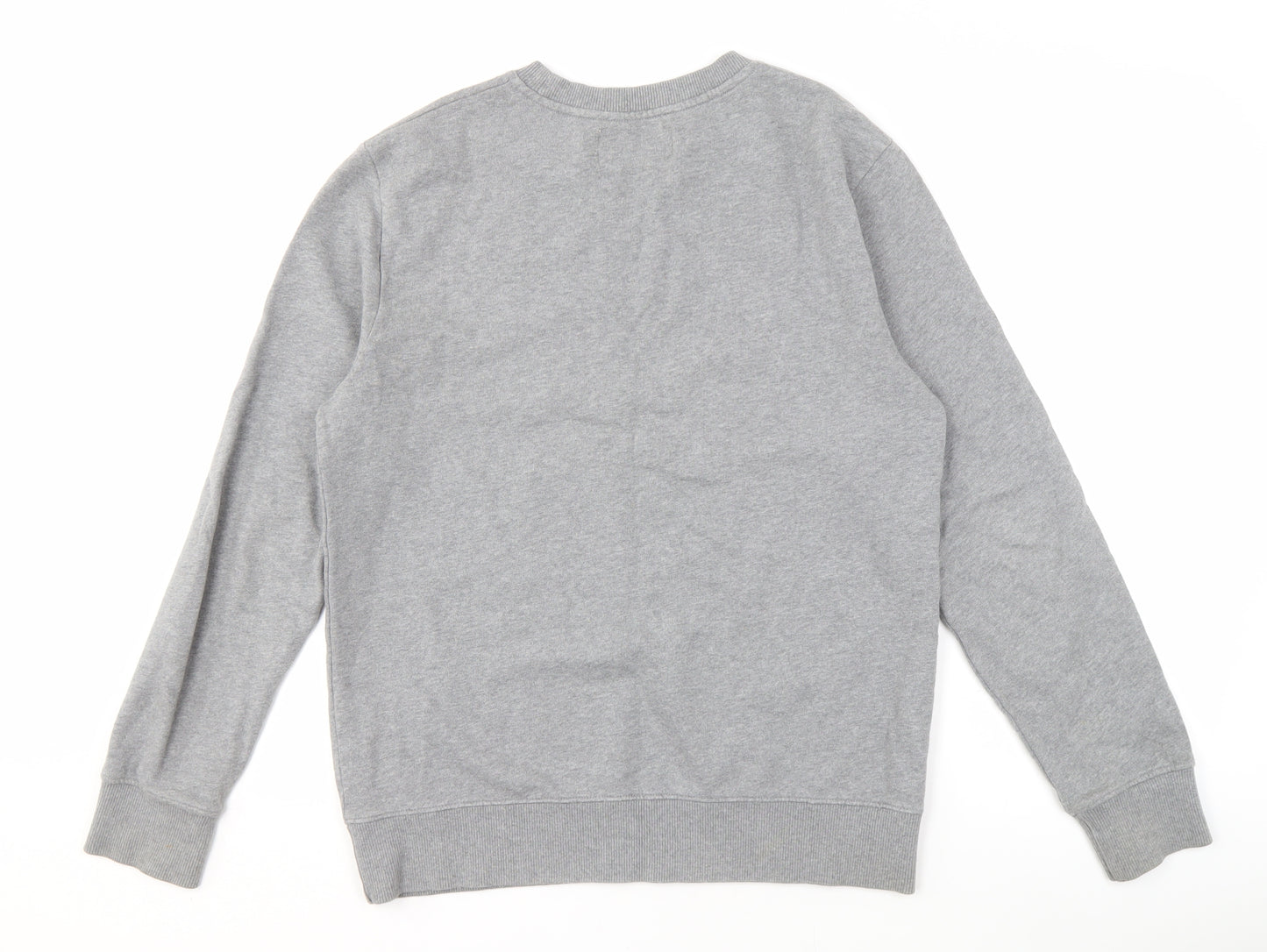 Calvin Klein Men's Grey Sweatshirt M Pullover Logo