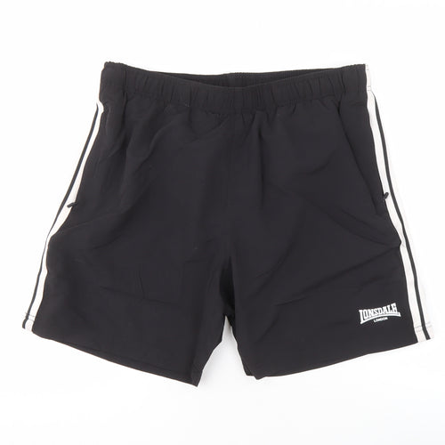 Lonsdale Men's Black Activewear Shorts L