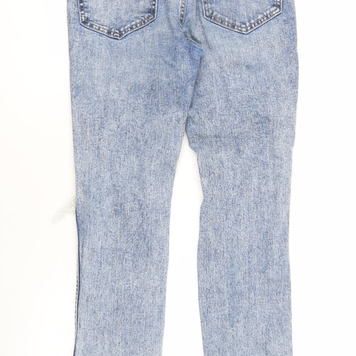 GAP Men's Blue Distressed Straight Jeans Size 27