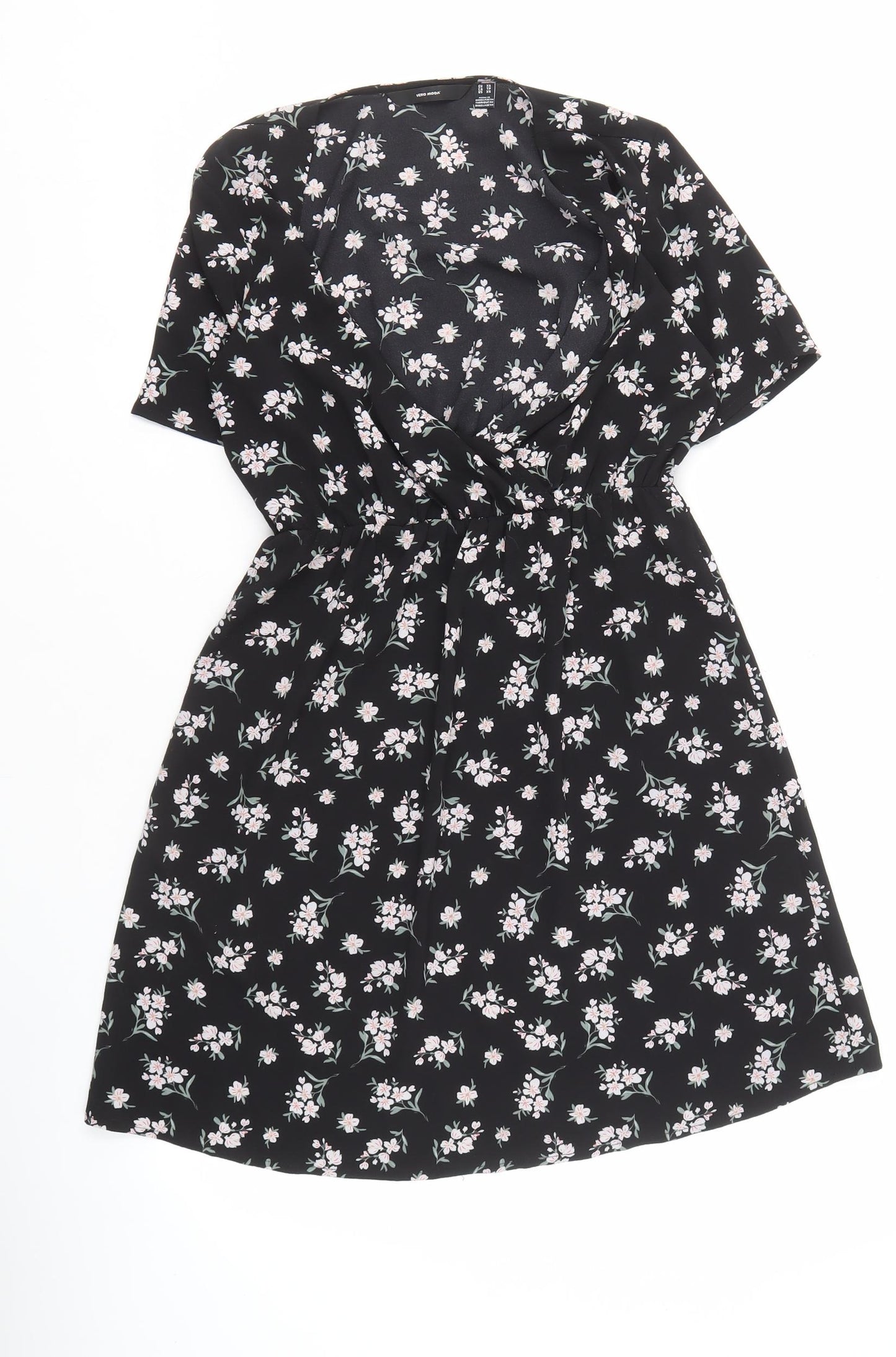 Vero Moda Women’s Black Floral Dress XS