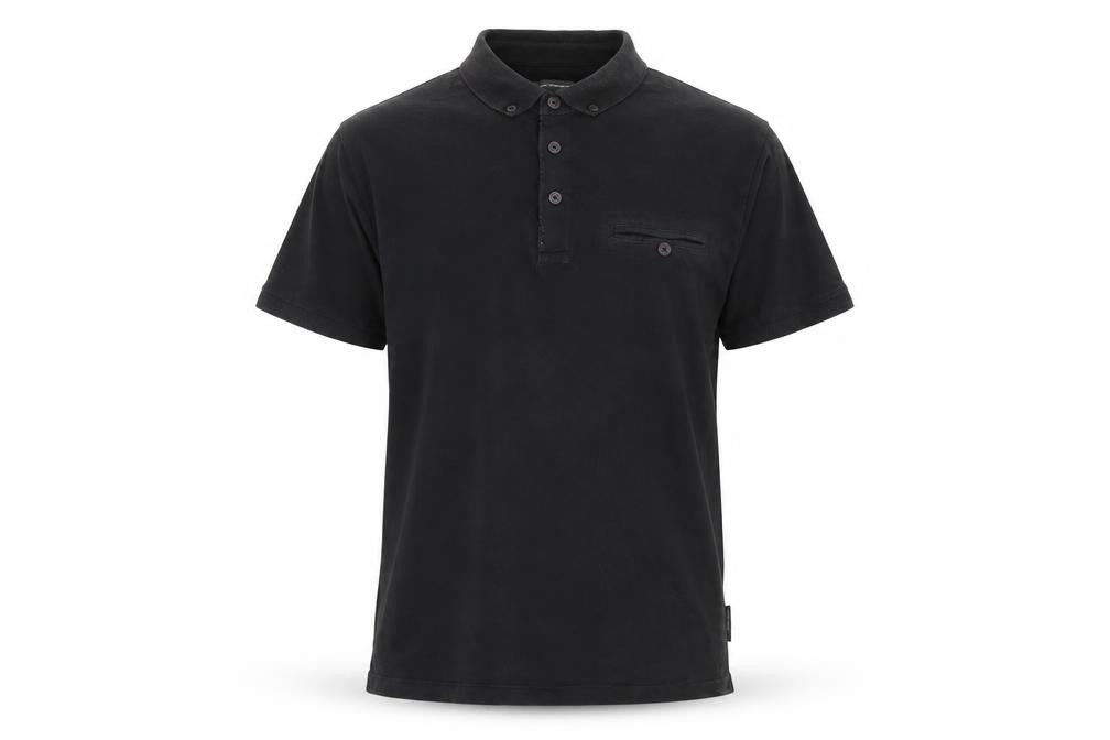 Front view of French Connection Men's Black Polo Shirt M