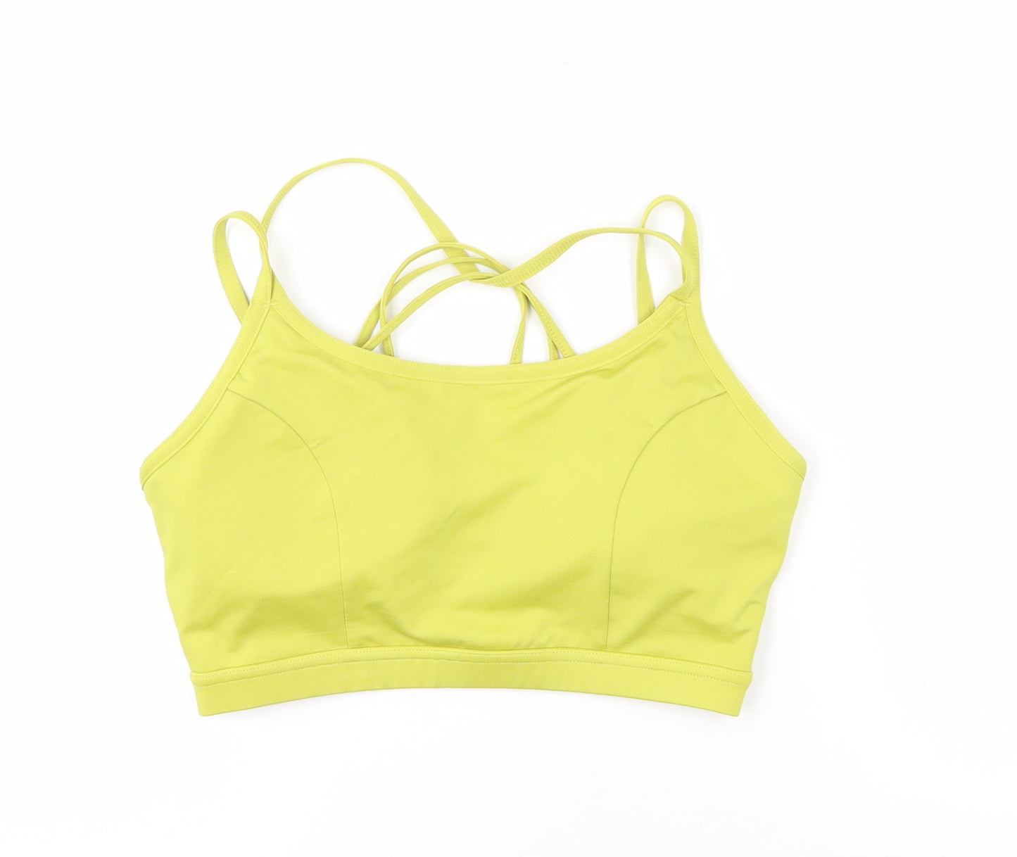 White Leaf Women's Yellow 14 Sports Bra