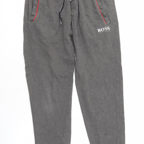 Hugo Boss Men's Grey Jogger Trousers - Size S