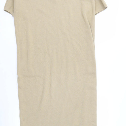Whistles Beige Women's Collared Dress S