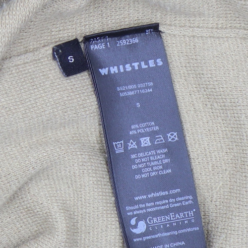 Whistles Beige Women's Collared Dress S