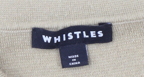 Whistles Beige Women's Collared Dress S