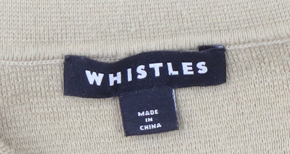 Whistles Beige Women's Collared Dress S