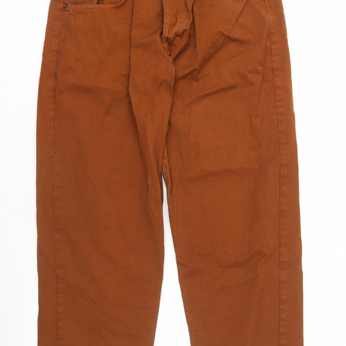 Jack & Jones Men's Brown Straight Leg Jeans 33/32