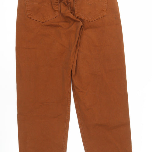 Jack & Jones Men's Brown Straight Leg Jeans 33/32