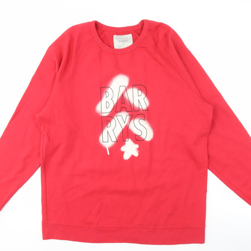 Barry's Men's Red Pullover Sweatshirt XL