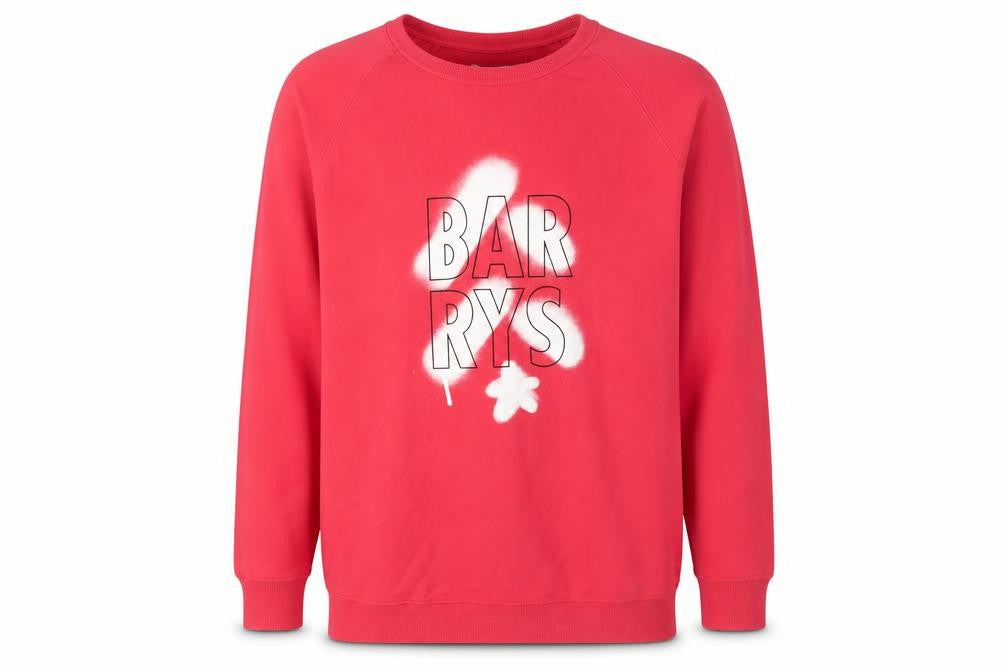 Barry's Men's Red Pullover Sweatshirt XL