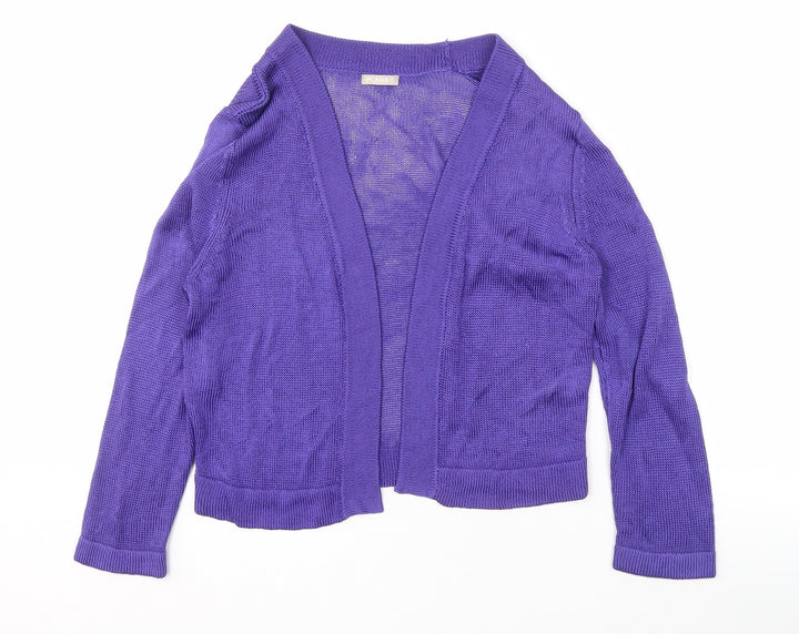Planet Women’s Purple Open Front Cardigan Size S Lightweight
