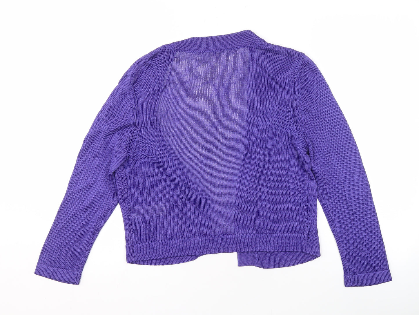 Planet Women’s Purple Open Front Cardigan Size S Lightweight